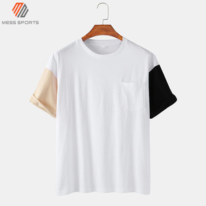 Camiseta de Verano para Hombre, 100% Algodón, Cuello Redondo, Elástica, Informal, Nueva Fabricación 2026, Precio Bajo al por Mayor - Product Image 4