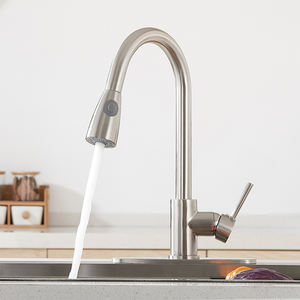 <span class=keywords><strong>Robinet</strong></span> de cuisine gourmet moderne STOCCO 360, <span class=keywords><strong>flexible</strong></span> et réglable, en laiton, à poignée unique, avec extension et pulvérisateur - Product Image 5