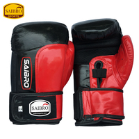 Gants de boxe Muay Thai d'entraînement en cuir synthétique PU multicouche haute densité, sur mesure, unisexe, à prix abordable