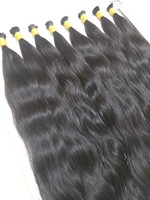 Cheveux humains bruts non traités de qualité supérieure, 100% naturels, en vrac, vente en gros, Remy double trame