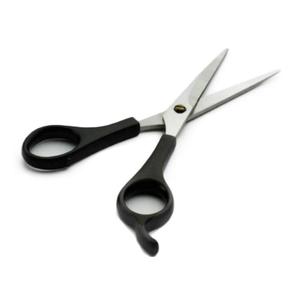 กรรไกรตัดผมสแตนเลสแบบตรงยูนิเซ็กส์กรรไกรตัดผมบางพิเศษด้ามจับพลาสติก - Product Image 1