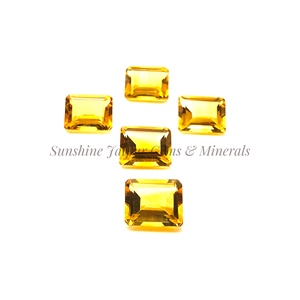 "8X10mm แปดเหลี่ยมตัดธรรมชาติซิทริน" ขายส่งราคาโรงงานที่มีคุณภาพสูงเพชรพลอยหลวมกะรัตต่อกะรัต | ธรรมชาติซิทริน - Product Image 3