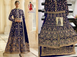 Robe de mariage indienne en broderie Exclusive, 2022, vêtement de fête - Product Image 5