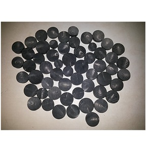 Boutons en corne de buffle véritable de haute qualité, 4 trous, ronds, 10 mm-25 mm, personnalisés, écologiques, mélange de couleurs, en vrac pour l'utilisation dans les vêtements - Product Image 1