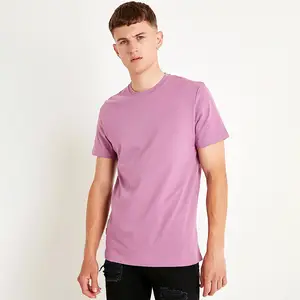 Erkek oniks Logo T-Shirt Berry sis özel ekran baskı düz hiçbir marka yumuşak erkek temel yuvarlak boyun