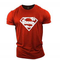 T-shirt de sport tendance homme/femme, design super simple, personnalisable OEM, mode, 100% coton, tissu tissé et tricoté, 10 pièces (avant)