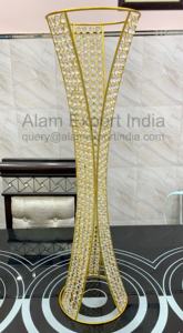 Trofeo de centro de mesa de boda de oro nuevo - Product Image 5