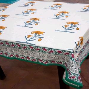 Cotton Linen Vegetable Printed <b>Table</b> <b>Cloth</b> Organic Cotton GOTS Certified - Product Image 4