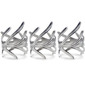 Anillo para Servilletas de Aluminio de la Mejor Calidad, Diseño Clásico Moderno, Ecológico, Empaque Personalizado, Decoración para Mesa de Boda o Fiesta, Hecho a Mano - Product Image 5