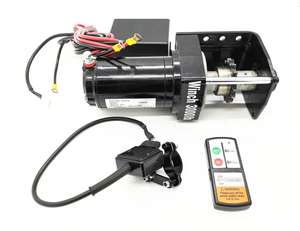 KIT de roues de treuil électrique, remorque motorisée pour bateau, <span class=keywords><strong>avec</strong></span> télécommande, 4000 lb - Product Image 2