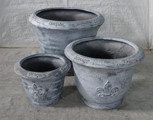 [Leo Nguyen Le] - Vente en gros de pots de fleurs d'intérieur en polystone, jardinières GRC - Vases en polystone - Poteries d'intérieur - Product Image 1