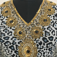 Pull tricoté perlé et pailleté pour femme, manches cloche, broderie main, style décontracté, en georgette vintage, idéal pour les fêtes, collection été 2026, best-seller Dubaï