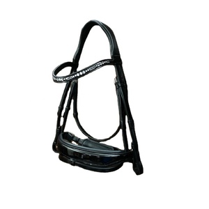 Bride de cheval Western tout usage en cuir indien durable pour l'équitation Logo personnalisé PVC pour l'équitation - Product Image 1