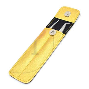 SERVICE OEM ODM pochettes en acier inoxydable personnalisées emballage pour pinces à épiler, marque privée, nouvelle arrivée pince à cils - Product Image 2