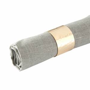 Ronds de serviette martelés dorés de haute qualité pour une utilisation quotidienne dans la cuisine et vaisselle de qualité stockée pour les hôtels - Product Image 3