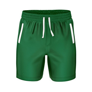 Short de fitness unisexe en maille de dentelle unie, respirant, à séchage rapide, grande taille avec impression par sublimation, vêtements d'entraînement décontractés - Product Image 4