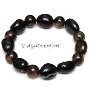Healing Fashion Charm <b>Bracelets</b> with Black Onyx Gemstone - Product Image 1