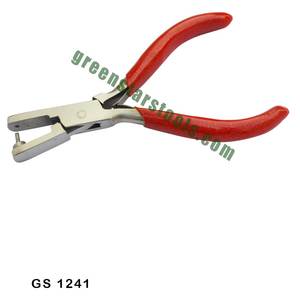 GS 1241 Pince à trous en acier et acier inoxydable Outils de bijouterie essentiels pour bijoutiers pour bracelet de montre - Product Image 1