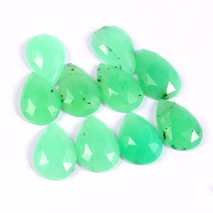 พลอยลูกแพร์เจียระไนทรงหลวมขนาด15X10มม.,พลอยธรรมชาติตัดดอกกุหลาบ - Product Image 5