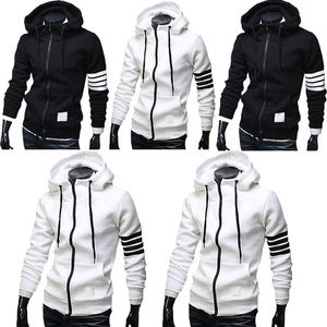 Sudaderas con capucha para hombre 2026 Diseño de logotipo personalizado negro en blanco unisex Sudaderas con capucha de gran tamaño Sudaderas con capucha para hombre de alta calidad Jersey personalizado al por mayor - Product Image 4