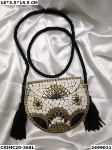 กระเป๋าคลัทช์โลหะโมเสกจากนักออกแบบงานแฮนด์เมดกระเป๋าคลัทช์หนังสำหรับเจ้าสาวแบบมีสไตล์สำหรับงานราตรีสำหรับงานแต่งงานงานปาร์ตี้โลหะสุดพิเศษสำหรับเจ้าสาว - Product Image 2