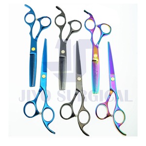 Ciseaux amincissants de salon japonais professionnels de 14cm Outil de coiffure polyvalent pour barbiers et coiffeurs - Product Image 1