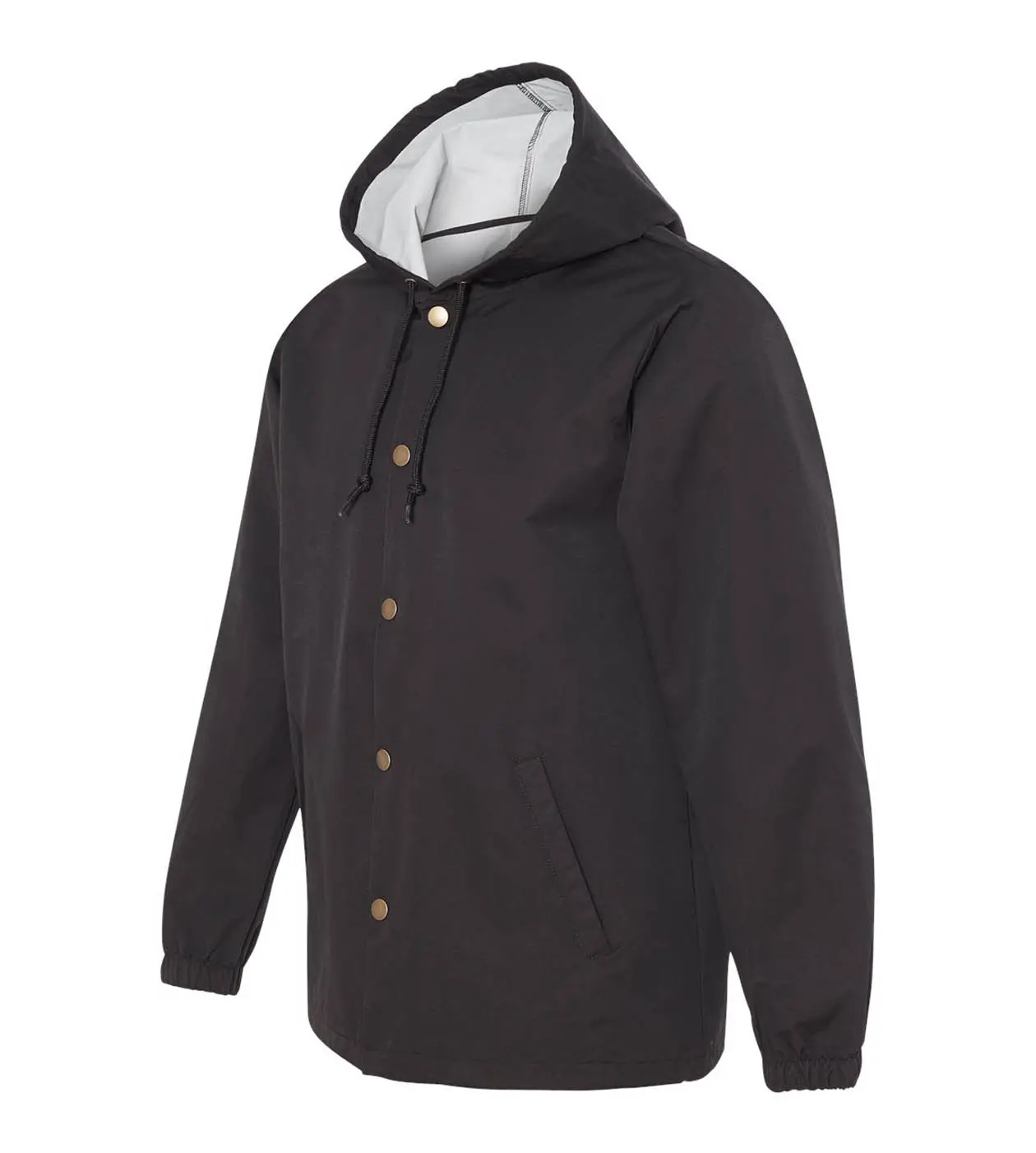 Giacca da uomo impermeabile con cappuccio giacca Casual in Nylon leggero giacca a vento giacca impermeabile moda