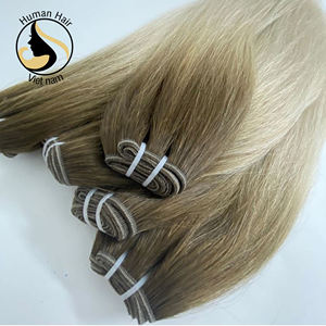 Extensions de cheveux naturels Remy — doreen, cheveux humains à Double tissage, épais, trame en soie, couleur ombré, Grade 12a, fabriqué à la Machine - Product Image 2