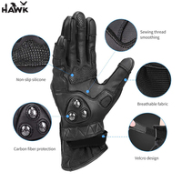 Meilleur prix - Gants de moto en cuir respirant à doigts entiers - Unisexe - Tailles et couleurs personnalisables