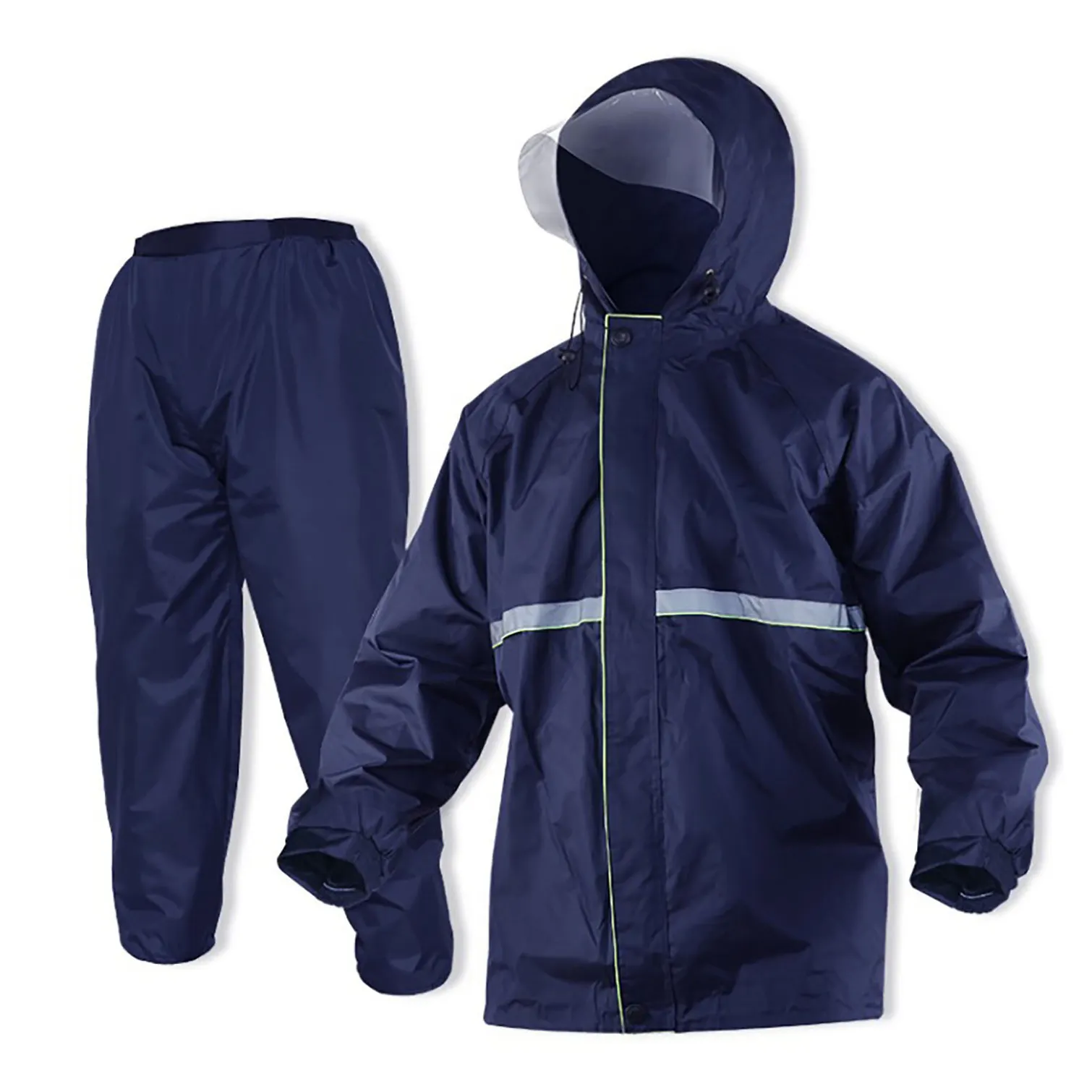 नवीनतम बारिश सूट निविड़ अंधकार जैकेट निविड़ अंधकार पंत मोटरसाइकिल और Workwear टेप सील और अच्छी गुणवत्ता के साथ निविड़ अंधकार बरसाती