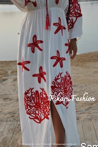 เสื้อโบฮีเมียนแบบชาวโมร็อกโกของผู้หญิงเสื้อถักลายดาวแขนยาวแบบลำลอง - Product Image 5