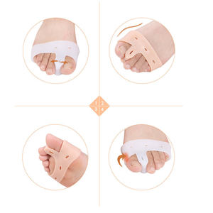 Transpirable en la parte delantera <span class=keywords><strong>de</strong></span> juanete corrector dedo separadores Gel metatarso almohadillas para diabética pies - Product Image 6