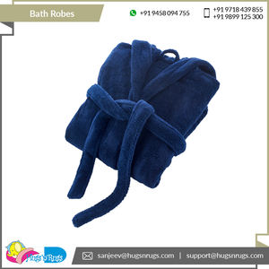 Albornoces de seda para adultos con logotipo personalizado de la mejor calidad de uso multiusos y de secado rápido del exportador indio - Product Image 6