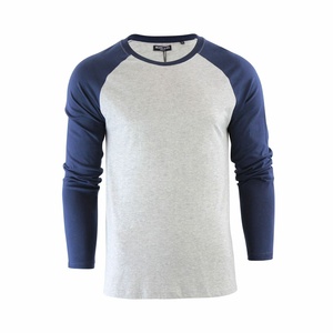 เสื้อยืดคอกลมแขนยาวผู้ชาย ผ้าฝ้าย 100% คุณภาพสูง PIHA SPORTS ทรงปกติ น้ำหนัก 320 กรัม ผ้ากันยับและแห้งเร็ว - Product Image 1