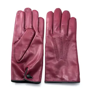 New Fashion Design Leder handschuhe für Männer und Frauen Beste warme Winter Custom Color Dressing Leder handschuhe