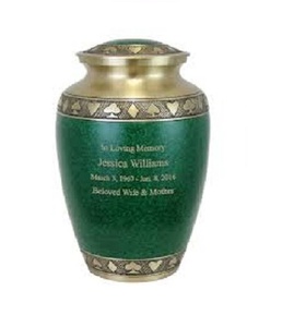 100% ทองเหลือง,โกศเผาสำหรับมนุษย์ขี้เถ้าภาชนะขวดหม้อฝังศพ Urn ทันสมัยธรรมดา,พิมพ์จากผู้ผลิตอินเดีย - Product Image 2