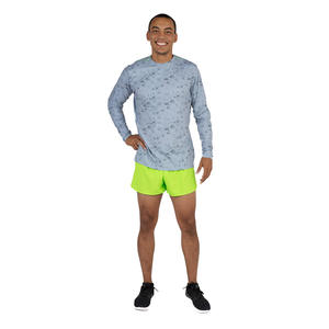 Chemises en coton à manches longues pour hommes, taille élastique, short-couleur personnalisée pour hommes - Product Image 5