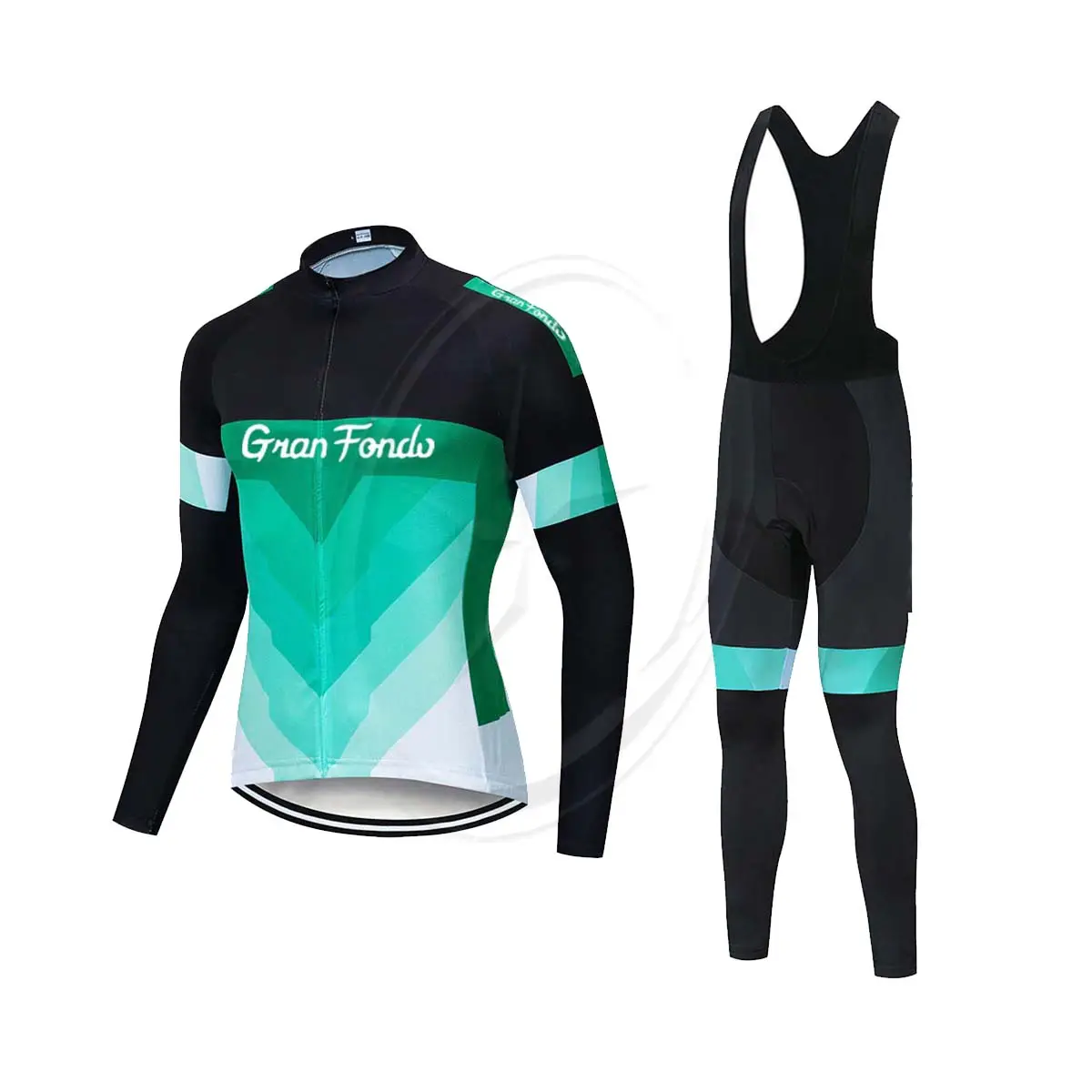 2021 autumn long sleeve Cycling jersey Set bib pants bicycle clothing MTB bike jersey Uniform Men's clothes