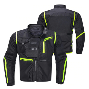Chaqueta de Motocicleta Unisex Impermeable, Ignífuga, de Secado Rápido, Deportiva, de PU, con Estampado Estilo Occidental, Transpirable y Cortavientos para Conducir - Product Image 1