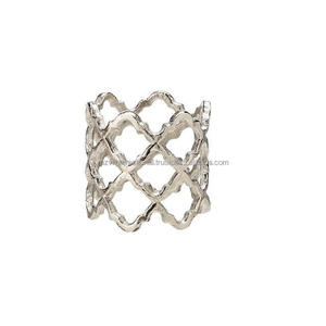 Anneaux de maintien de serviette en métal de luxe de haute qualité en fer cuivré pour tables, mariages, restaurants et hôtels - Product Image 6