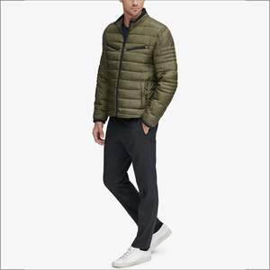 Vente en gros OEM Logo personnalisé bouffant imprimé bulle vierge veste hommes en duvet rembourré hiver doudoune nouvelle mode brillant manteau bouffant - Product Image 3
