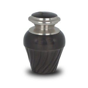 Mini urnes commémoratives en cuivre antique, urne commémorative pour cendres, souvenirs pour cendres, mini urne pour cendres funéraires, métal laiton/aluminium - Product Image 3