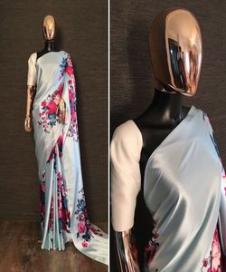 ผ้าส่าหรีผ้าไหมลายพิมพ์สวยงามมากเสื้อเชิ๊ตไม่มีตะเข็บเสื้อผ้าแบบลำลองราคาขายส่งเสื้อผ้าชนเผ่า - Product Image 2