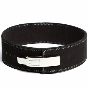 Hebilla de palanca de estilo personalizado, soporte trasero de cuero, cinturón de entrenamiento de gimnasio duradero - Product Image 6