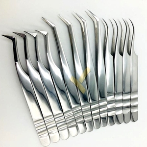 แหนบขนตาแบบเอียงทำจากสเตนเลสสตีลแหนบสำหรับต่อปลายแหลมสั่งติดโลโก้ได้ตามต้องการ - Product Image 2