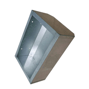 Mangeoire rectangulaire galvanisée en fer robuste de 1 mm pour chevaux, bovins, porcs, moutons, équipement d'alimentation pour l'élevage - Product Image 3