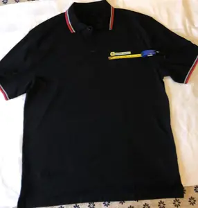 Sarga de algodón pesado Unisex para Polos, novedad de verano personalizada, camisetas de manga corta con estampado de logotipo, 100% de algodón para hombres - Product Image 1