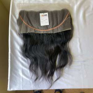 Extensiones de pelo humano con encaje Frontal, mechones de pelo humano virgen sin procesar con encaje Frontal HD, 4x4, 5x5, 6x6, 7x7, 13x4, 13x6 - Product Image 1