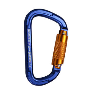 ADELA CE Certified Heavy Duty Aluminum Alloy Twist Lock <b>Carabiner</b> for Aerial Work Fall Protection - Product Image 5
