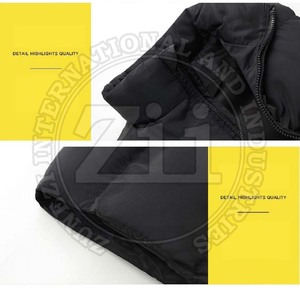 Hot Selling Premium Quality Men's Eco-Friendly <b>Waterproof</b> Canvas Body Warmer Winter <b>Jacket</b> with Stand Collar - Product Image 3